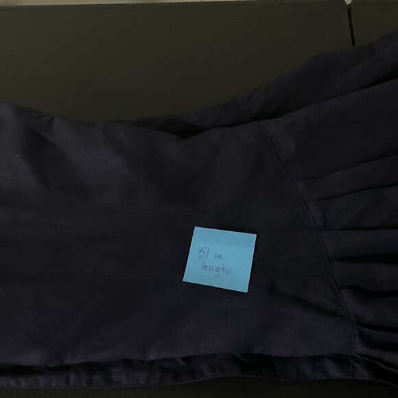 Dressage by Paul Costelloe Dress‎ Women 8 Blue Irish Linen Pockets Timeless VTG - Picture 10 of 14